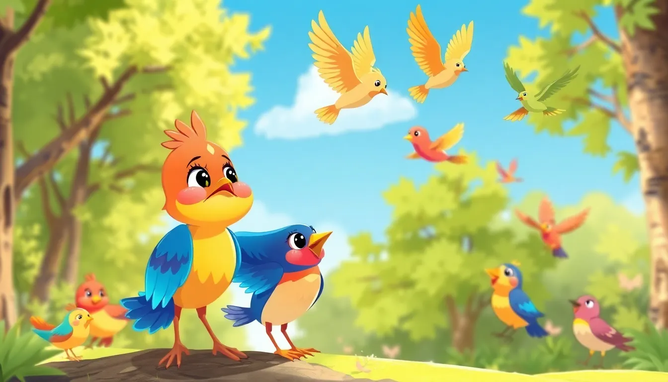 L'Oiseau qui Ne Pouvait Pas Voler 2 Illustration de Le Grand Jour