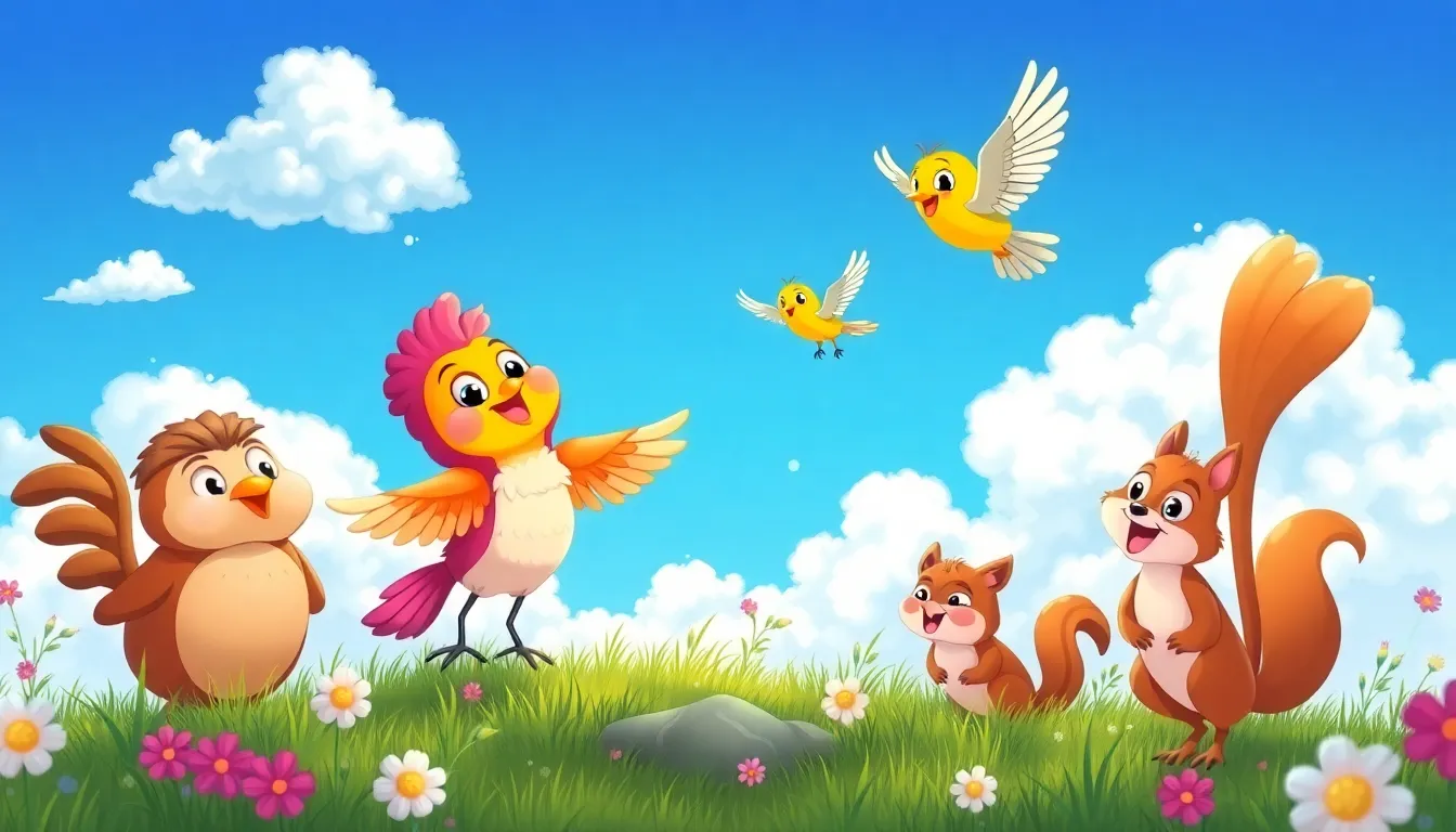 L'Oiseau qui Ne Pouvait Pas Voler 9 Illustration de Vers de Nouvelles Horizons