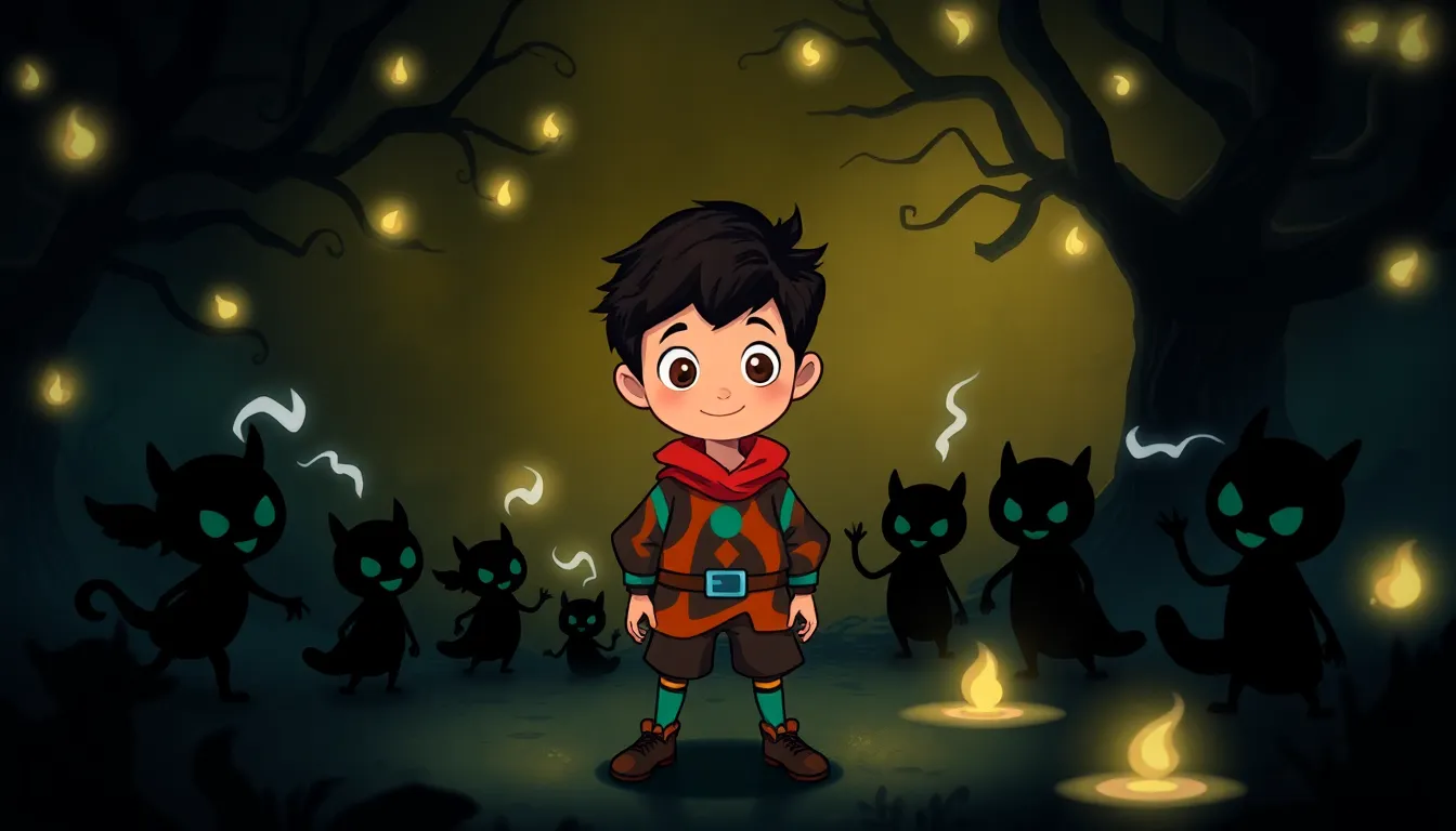 Romain et la Clé des Mondes 6 Illustration du Royaume des Ombres