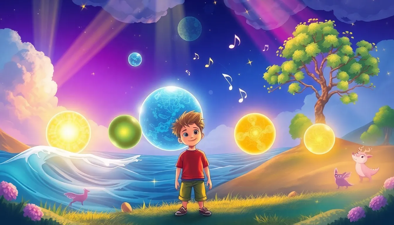 Romain et la Clé des Mondes 9 Illustration du Retour des Éléments