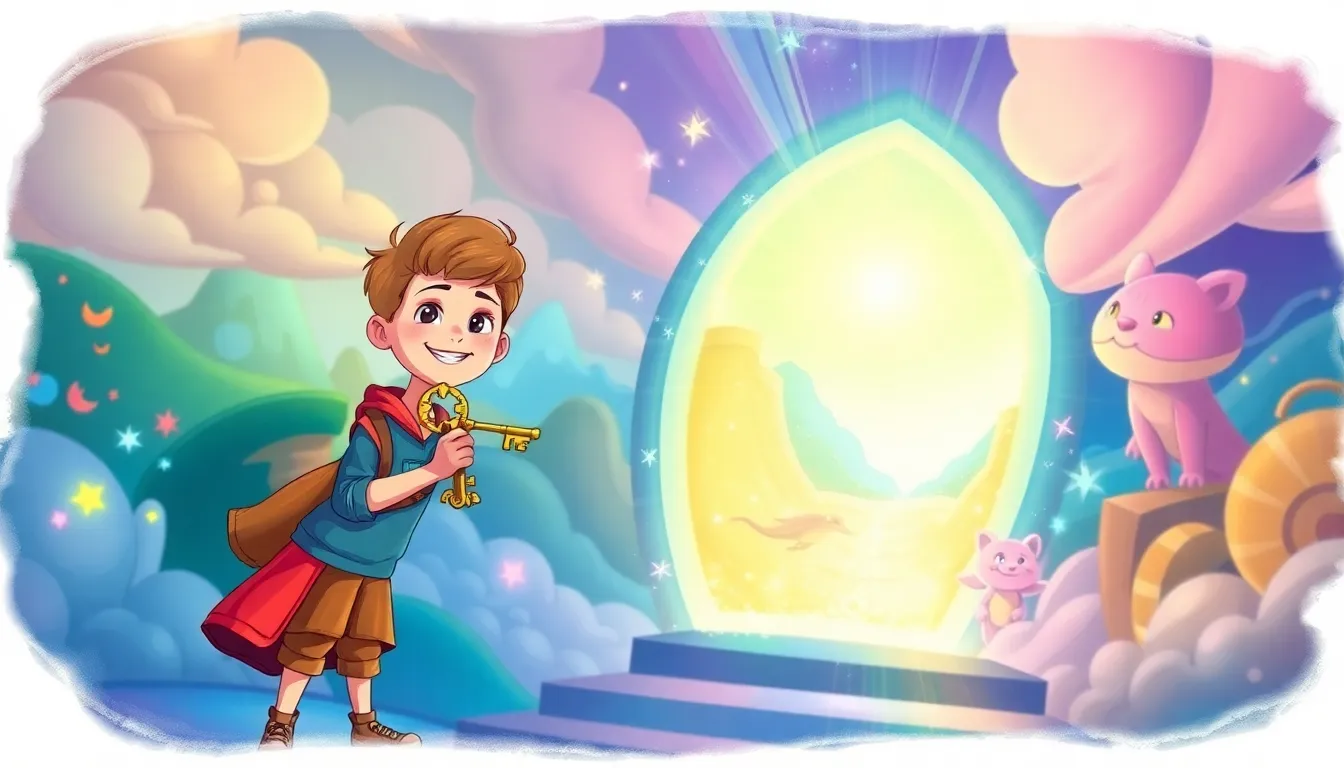 Romain et la Clé des Mondes 12 Illustration des Nouvelles Aventures