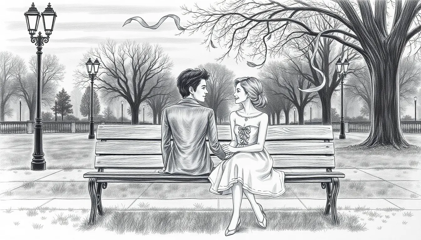 L'Amour Éphémère: Une Histoire Inspirée par un Poème 8 Illustration de La Magie des Rimes