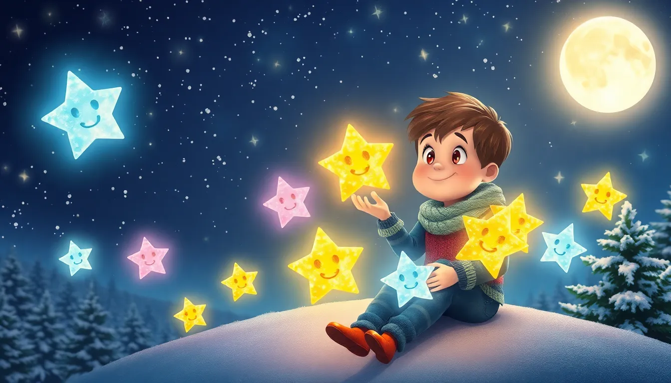 Les Étoiles de Noël et le Voyage de Tom 4 Illustration des Étoiles de Noël