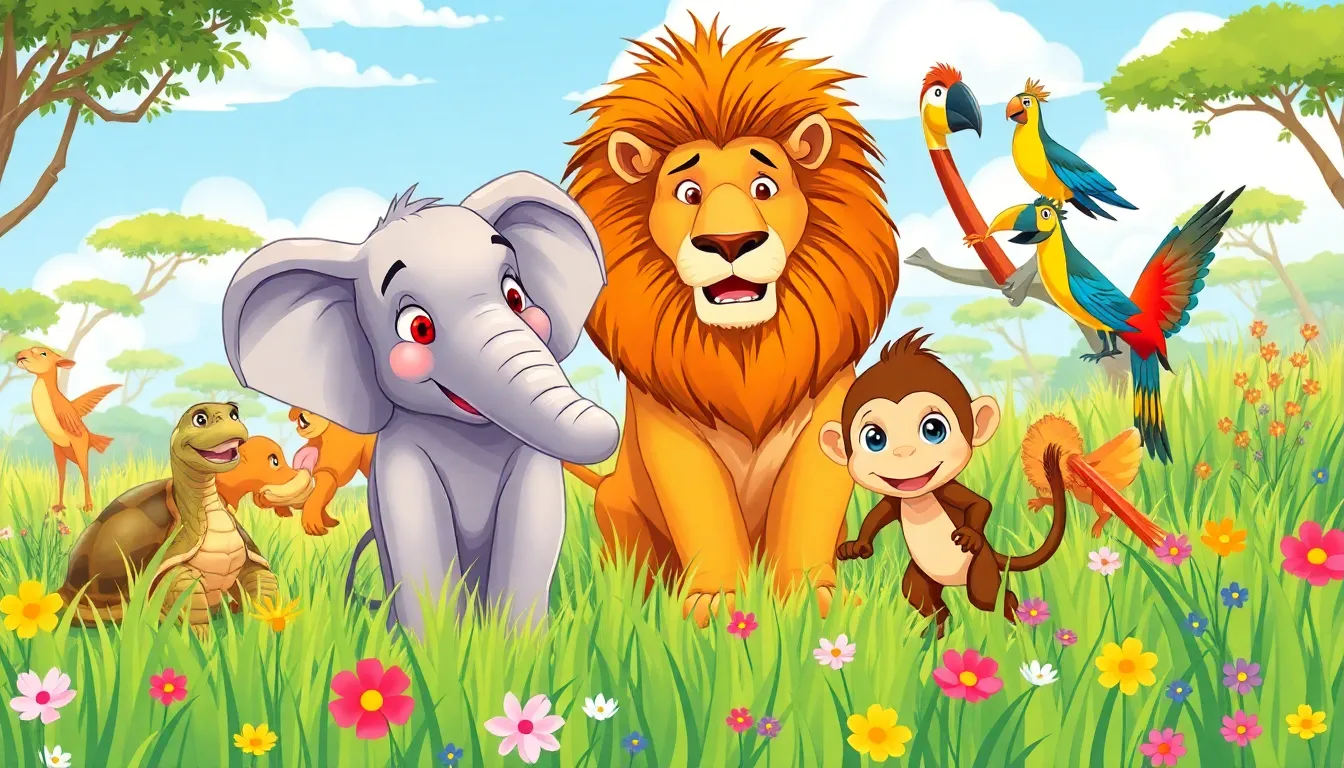 Le Petit Éléphant et la Pomme Dorée 4 Illustration de Les Épreuves de la Savane