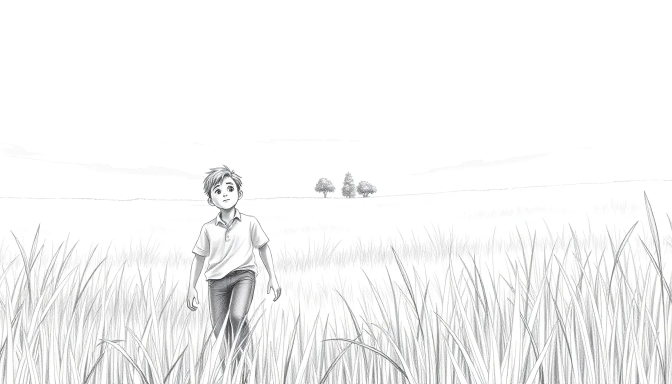 Réveil de la Nature : Une Ode à la Beauté Terrestre 1 Un champ doré sous le ciel bleu