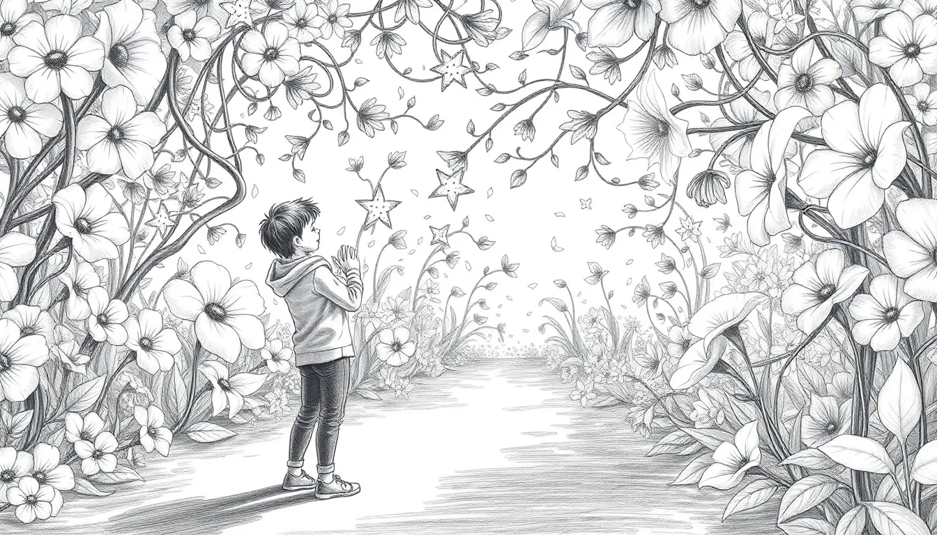 Réveil de la Nature : Une Ode à la Beauté Terrestre 5 Illustration du Jardin Secret