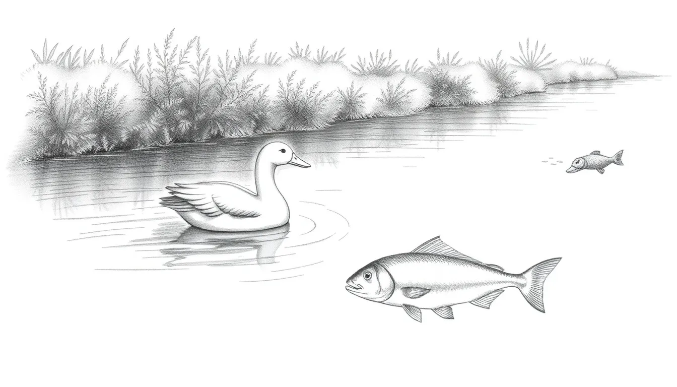 Voyage au Coeur des Animaux : Une Ode à la Nature 3 Illustration des Échos des Rivières