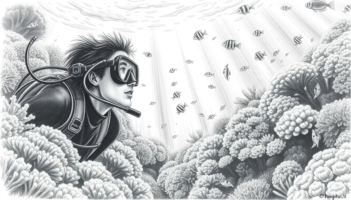 Voyage au Coeur des Animaux : Une Ode à la Nature 6 Illustration des Jardins Sous-marins