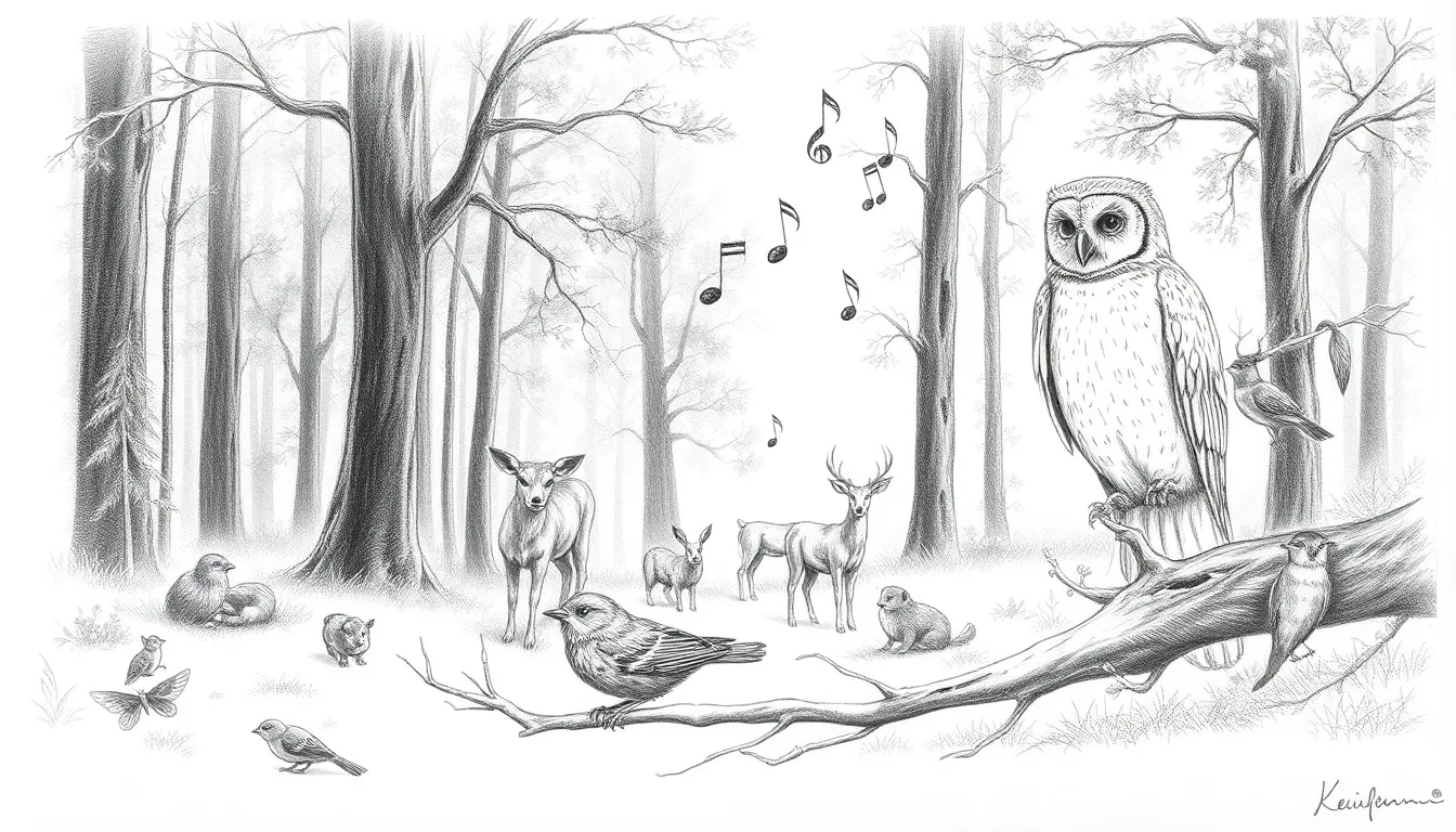 Voyage au Coeur des Animaux : Une Ode à la Nature 7 Illustration d'Harmonies et Murmures