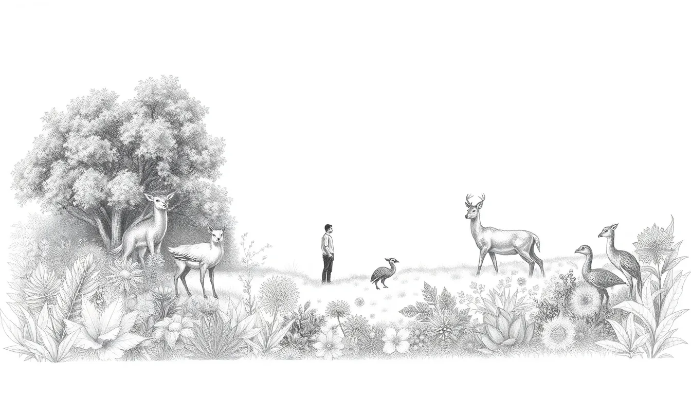 Voyage au Coeur des Animaux : Une Ode à la Nature 8 Illustration de L'Appel à la Contemplation