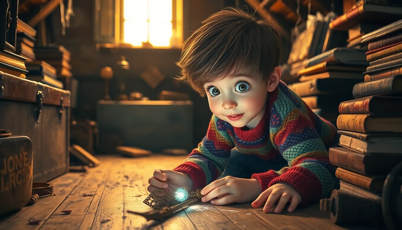 Romain et la Clé des Mondes 1 Illustration de La Découverte de la Clé