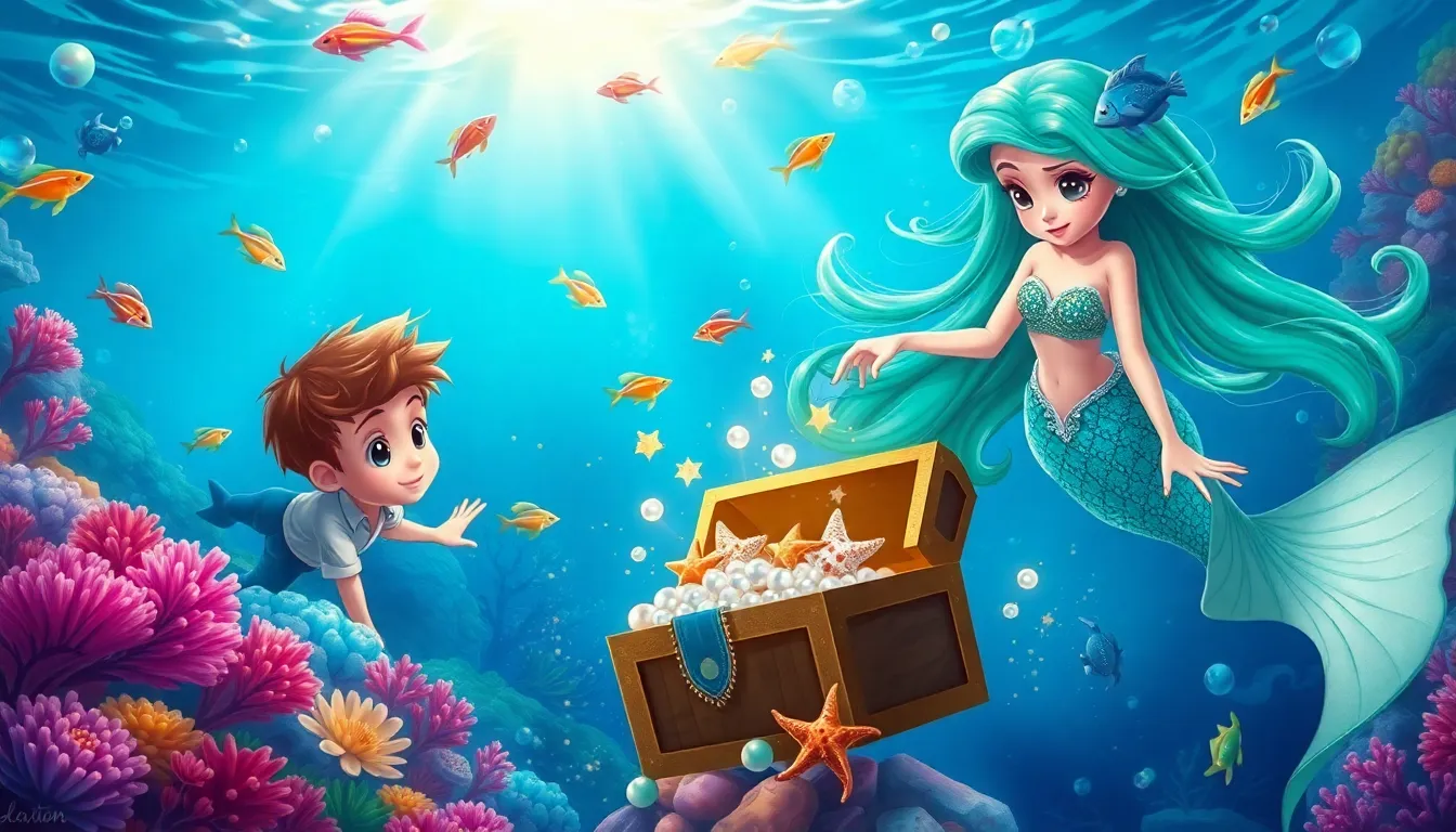 Romain et la Clé des Mondes 8 Illustration du Chant des Sirènes