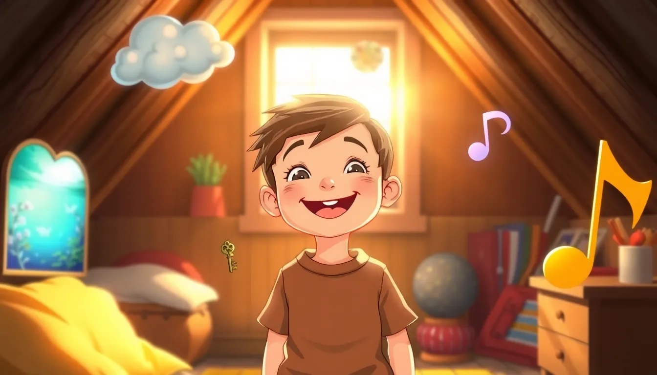 Romain et la Clé des Mondes 10 Illustration de Le Retour au Grenier