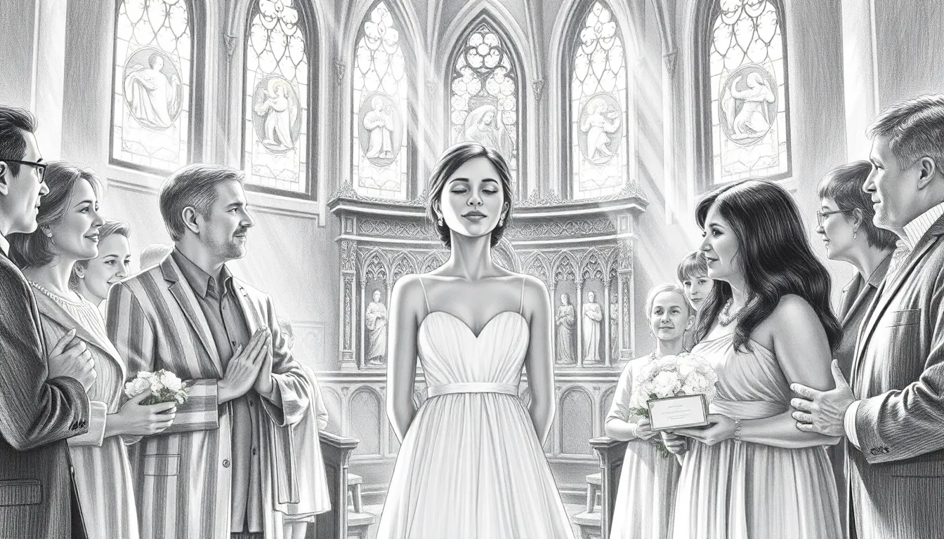 Léa et la Lumière de la Communion 7 Illustration de la Communion de Léa