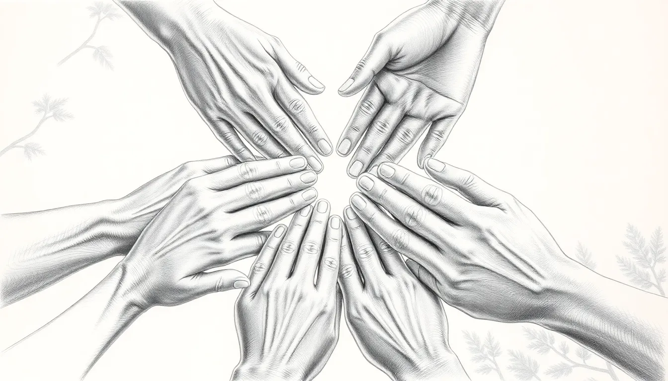 Une Communion d'Amour : Un Voyage Spirituel 3 Illustration du Cercle Sacré