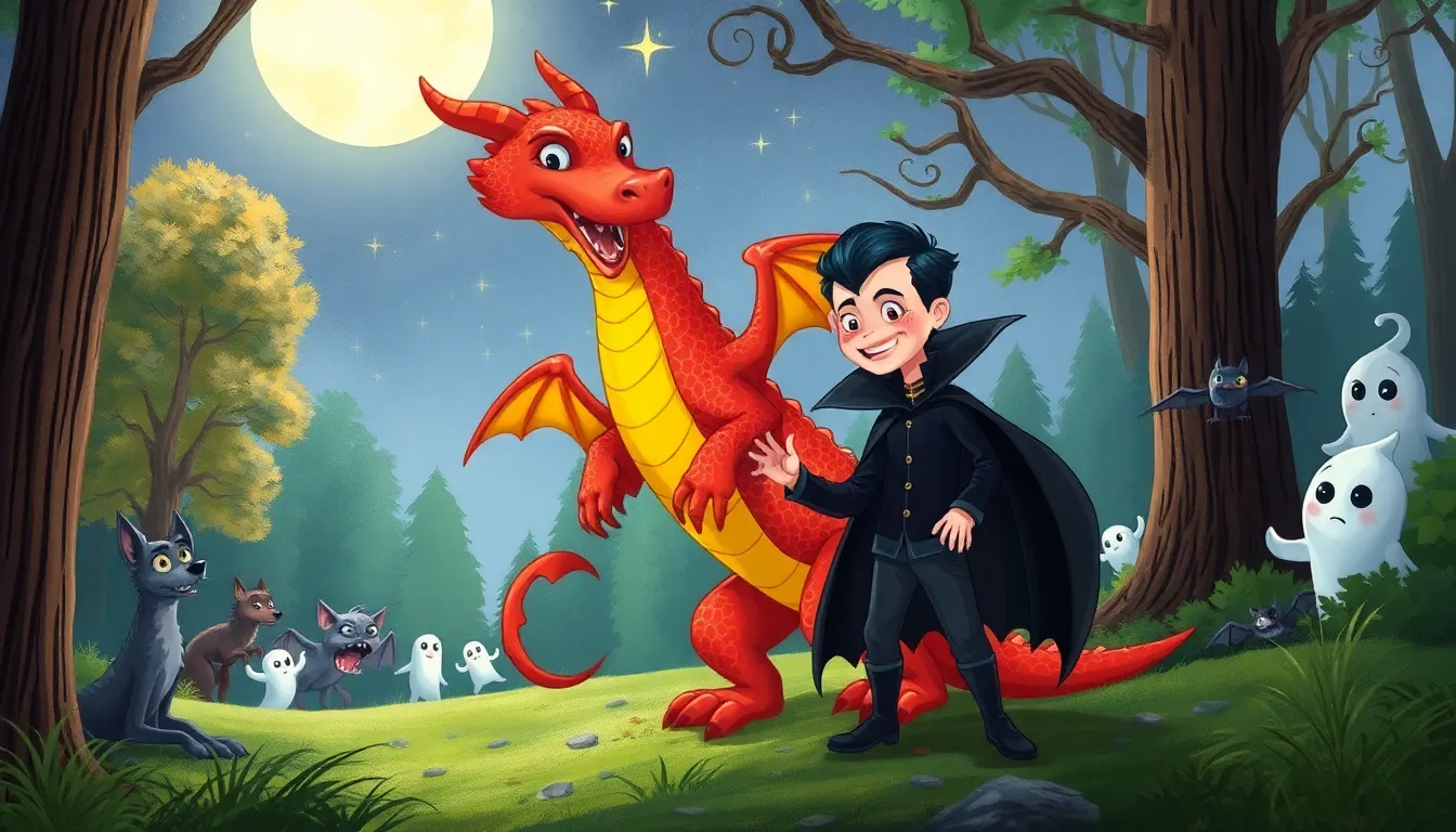 Le Dragon et le Bal des Vampires 5 Illustration de La Peur des Autres