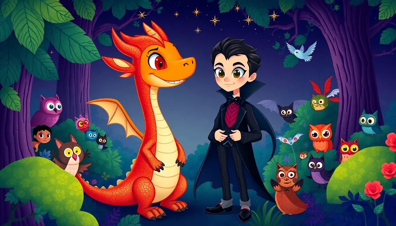 Le Dragon et le Bal des Vampires 6 Illustration d'Un Vent de Changement