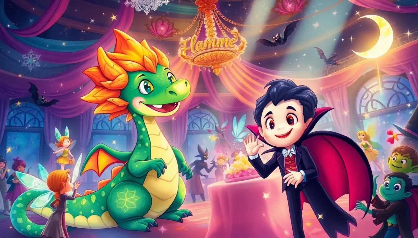 Le Dragon et le Bal des Vampires 7 Illustration de La Magie du Bal