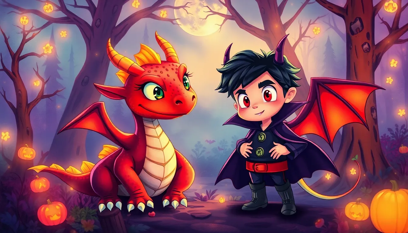 Le Dragon et le Bal des Vampires 8 Illustration de L'Épreuve de l'Amitié