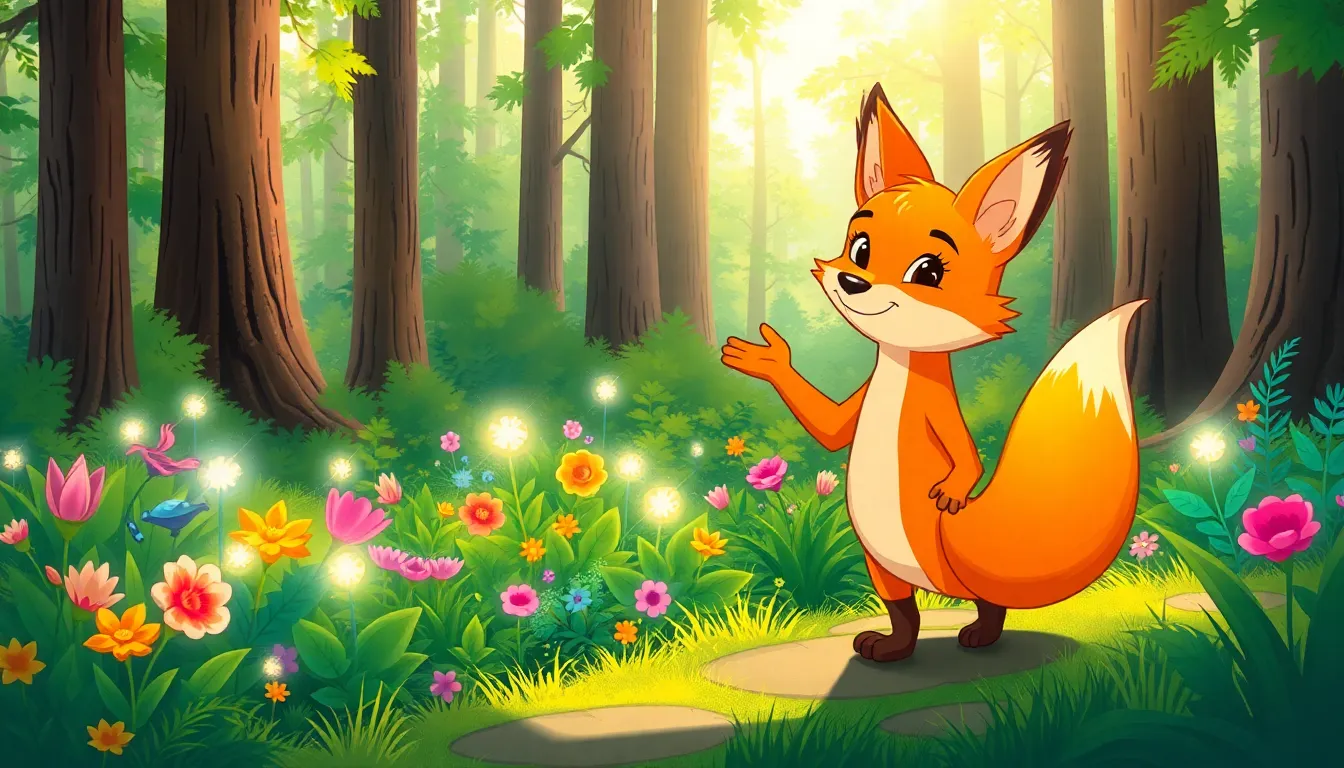 Le Renard et le Jardin Secret 8 Illustration du Retour à la Maison