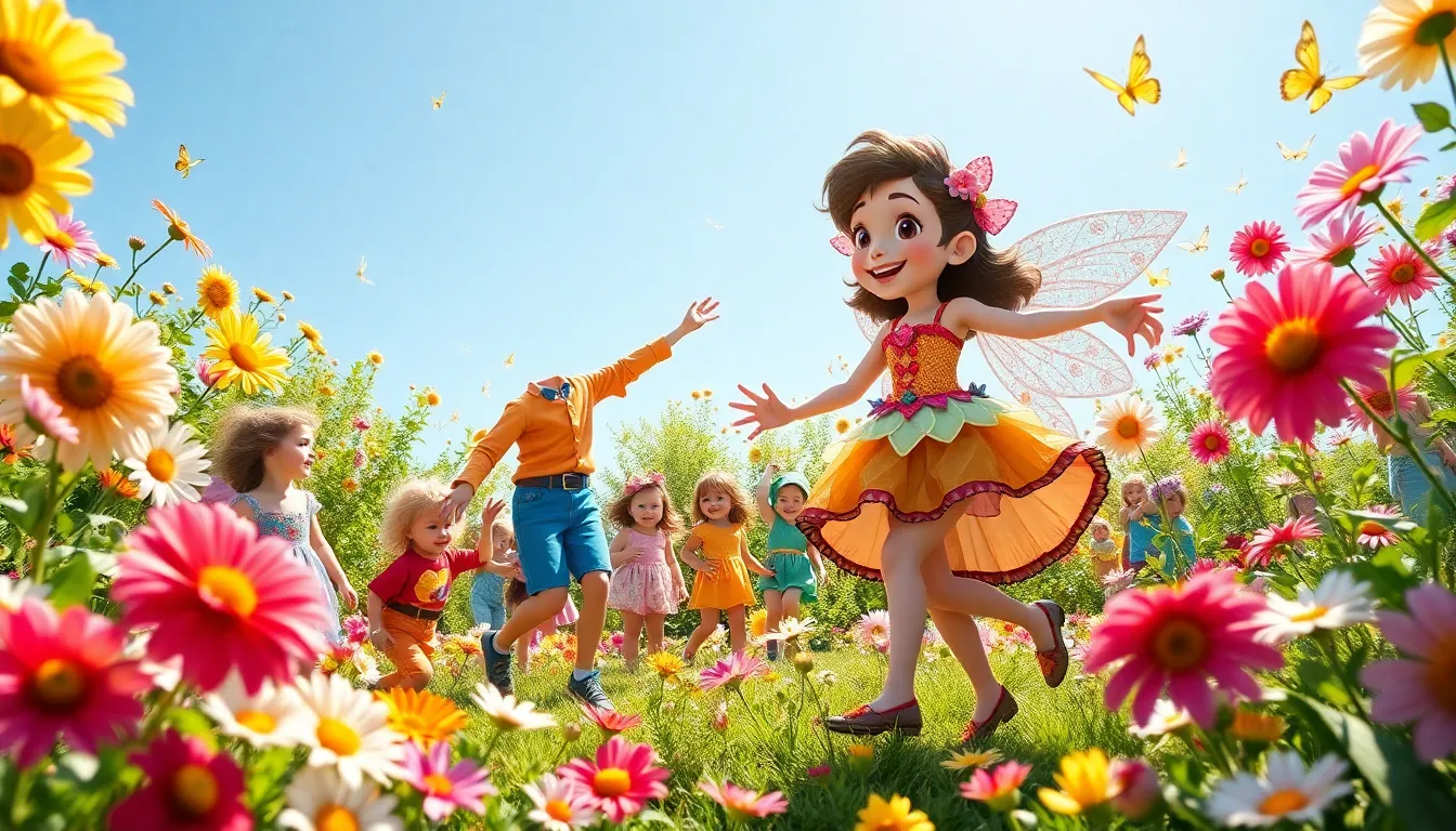 Le Printemps de Pierre et les Fleurs Dansantes 10 Illustration du Grand Bal des Fleurs