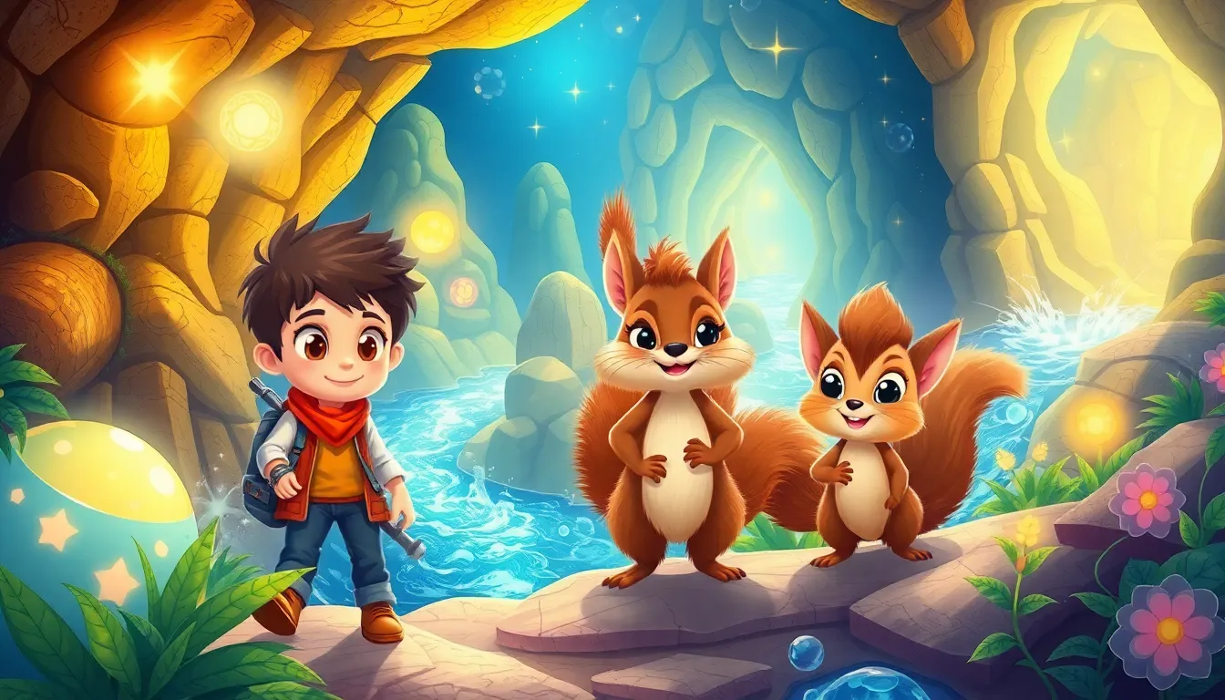 Les Contes de la Forêt Sombre 4 Illustration de La Quête des Cristaux