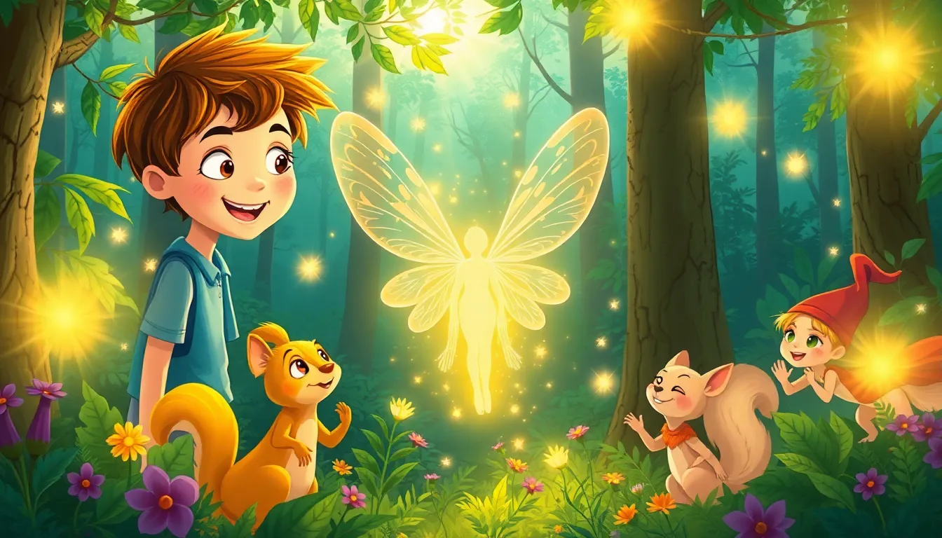 Les Contes de la Forêt Sombre 8 Illustration de Une Nouvelle Amie