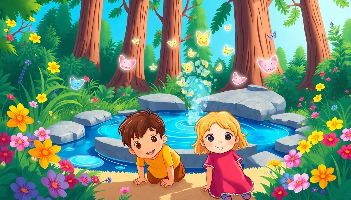 Emma et les Gardiens de la Forêt 6 Illustration du Secret de l'Eau