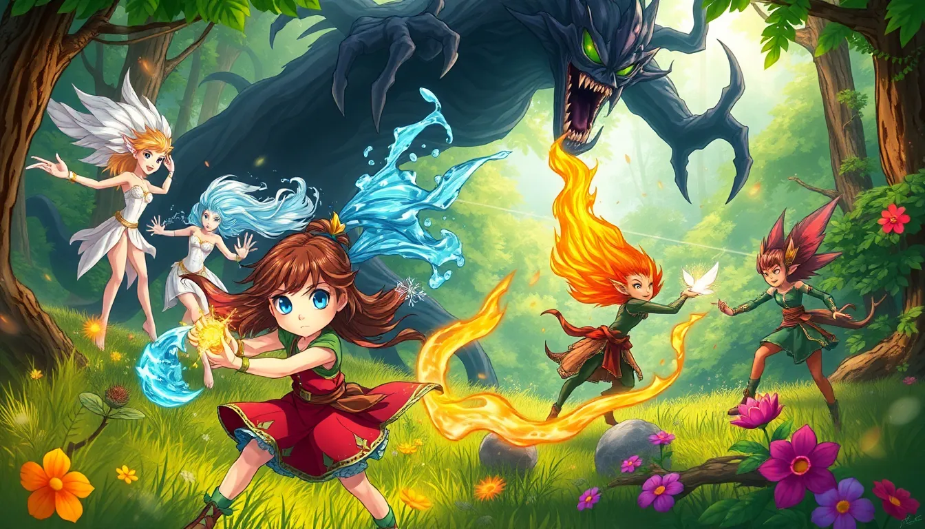 Emma et les Gardiens de la Forêt 9 Illustration de La Bataille pour la Forêt