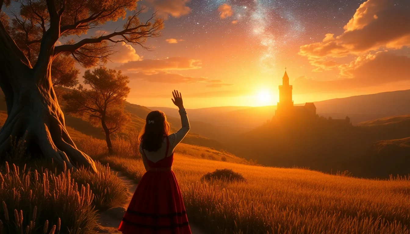 Les Rêves Enchantés de Clara 4 Clara dit au revoir à Flamme et aux étoiles.