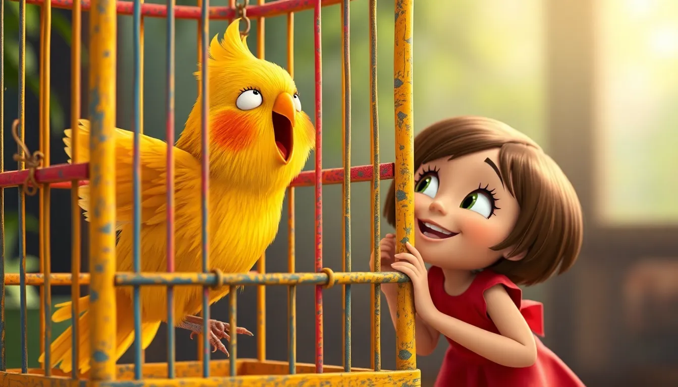 L'Ami Fidèle de Coco le Canari 2 Illustration de Les Premiers Échanges