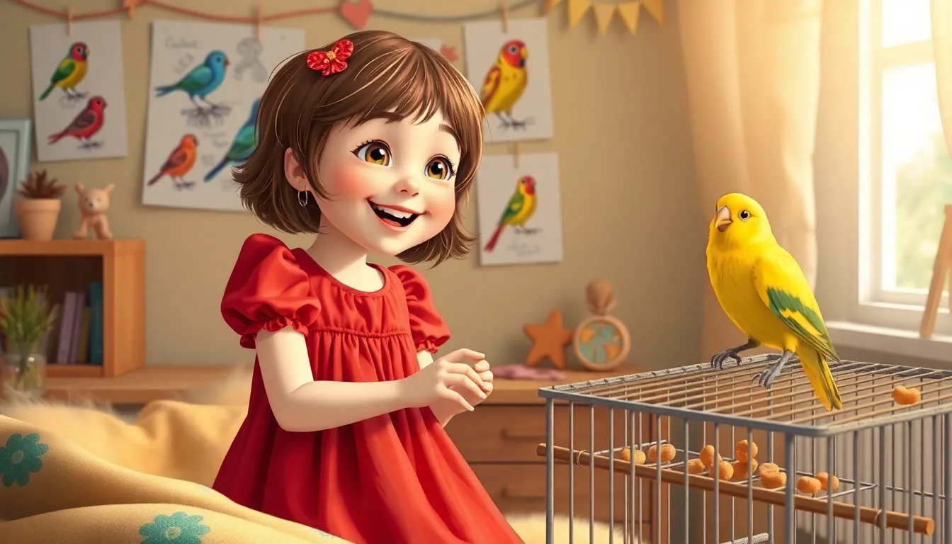 L'Ami Fidèle de Coco le Canari 3 Illustration de Une Journée Spéciale