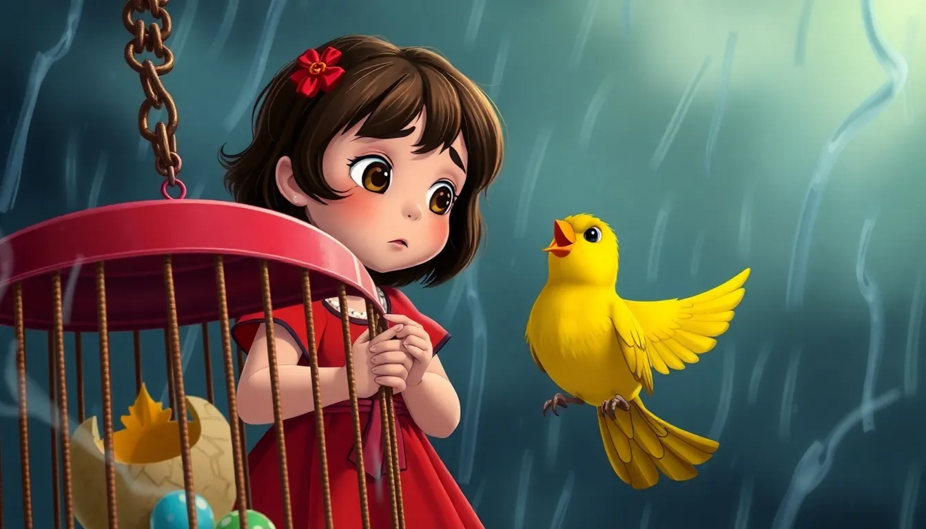 L'Ami Fidèle de Coco le Canari 4 Illustration de La Tempête