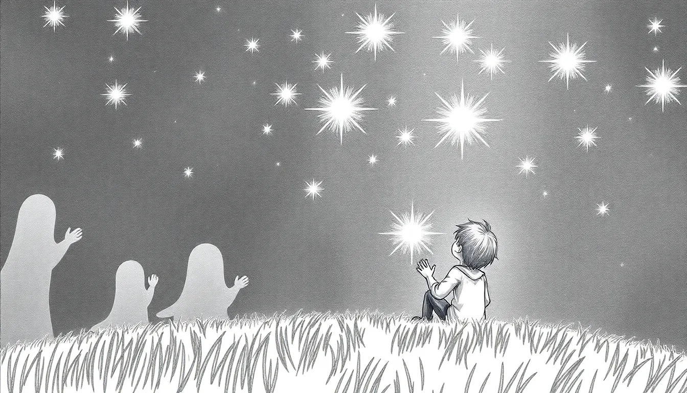 L'Amour d'une Mère : Une Étoile Éternelle 5 Illustration des Étoiles de la Nuit