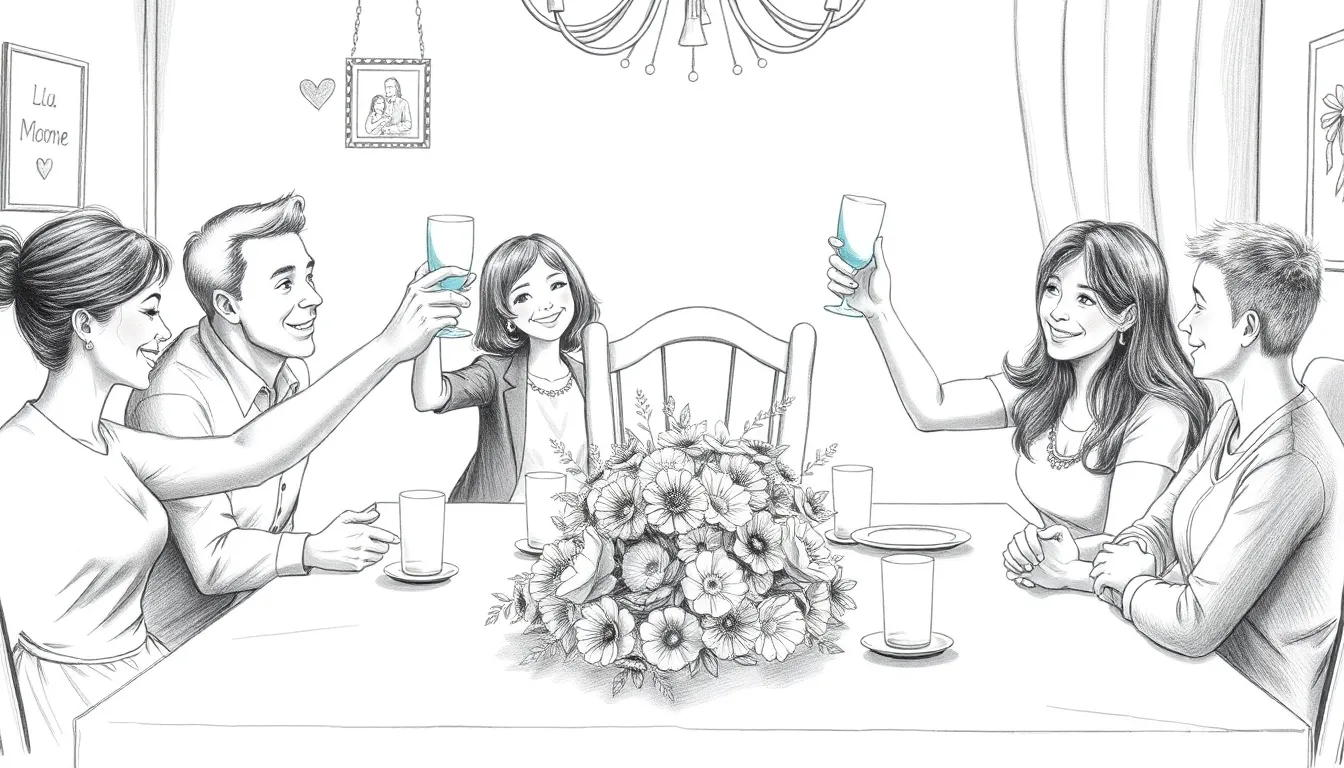 L'Amour d'une Mère : Une Étoile Éternelle 6 Illustration de Le Verre Levé