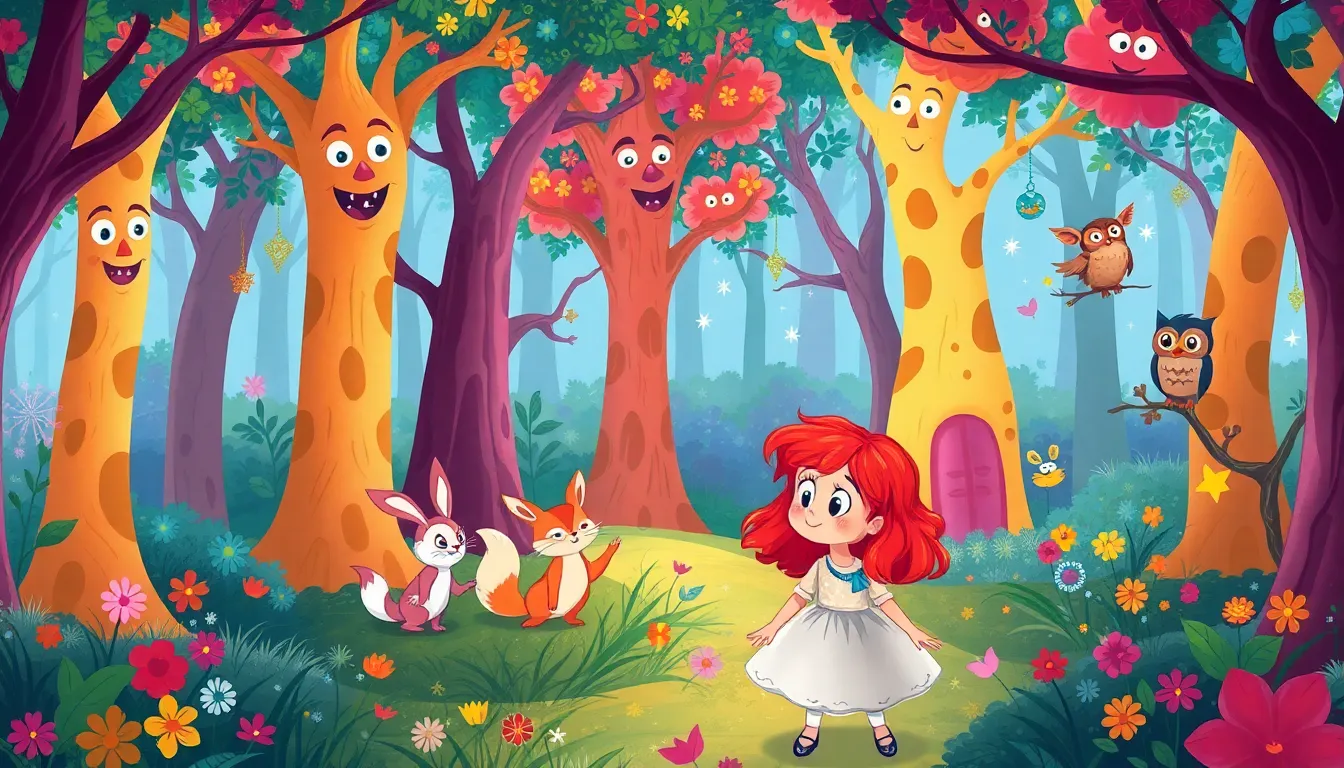 Les Rêves Enchantés de Clara 4 Illustration de La Forêt des Figés