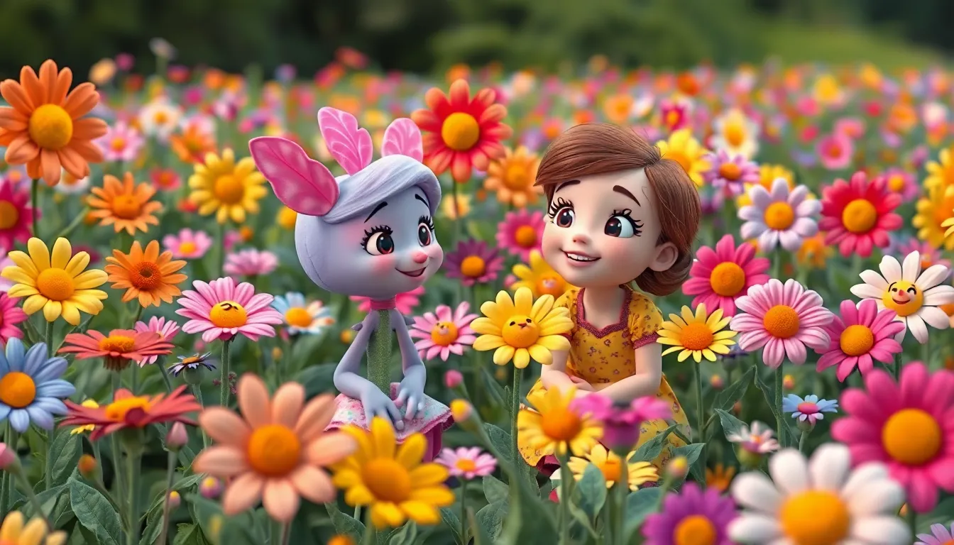 Les Fables Enchantées de Lila 3 Illustration de Le Secret des Fleurs