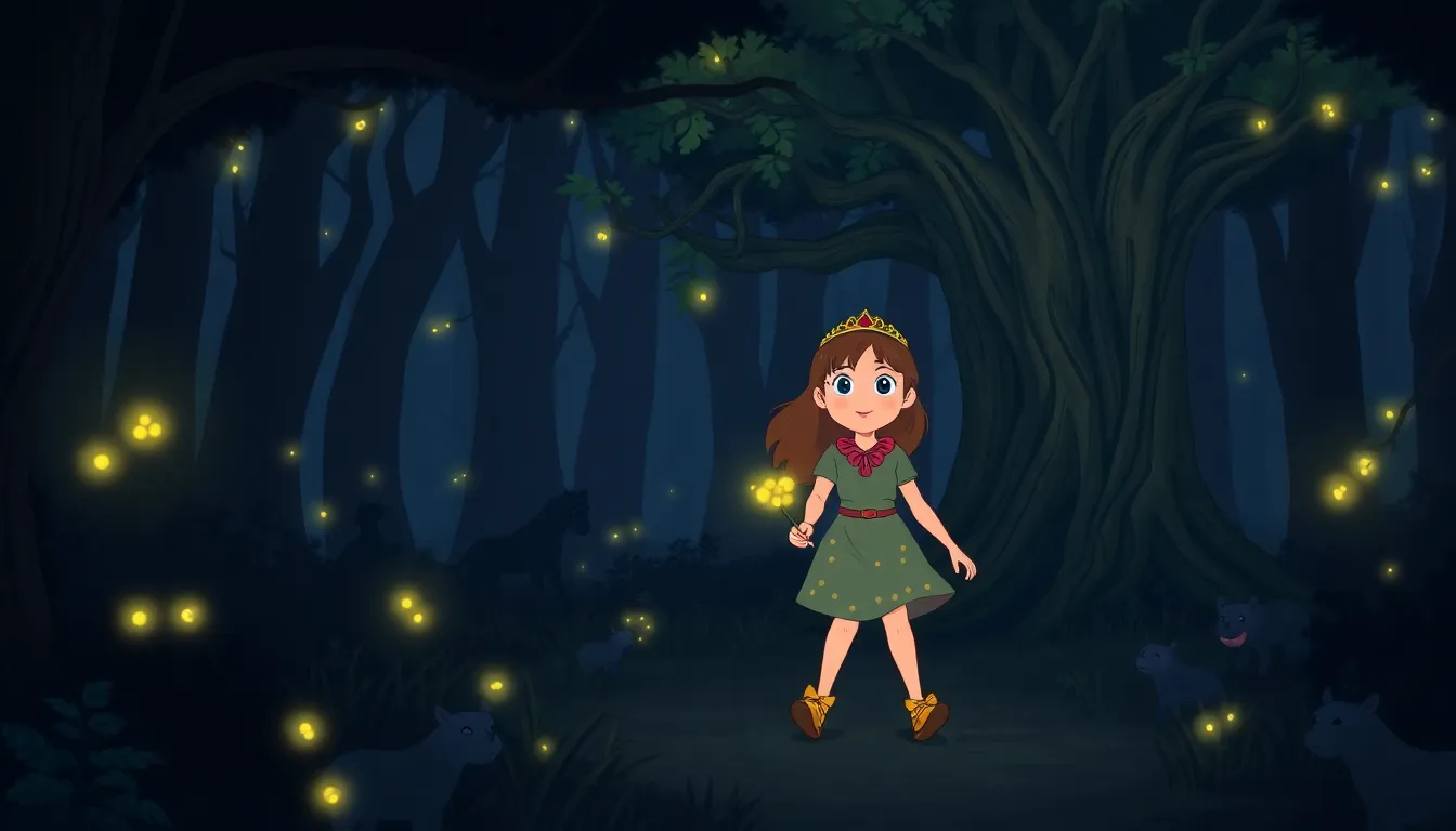 Les Fables Enchantées de Lila 4 Illustration de La Quête de la Lumière