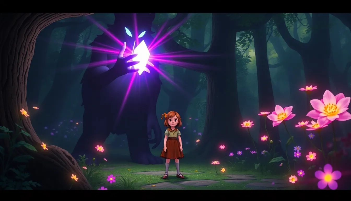 Les Fables Enchantées de Lila 5 Illustration du Retour de la Lumière