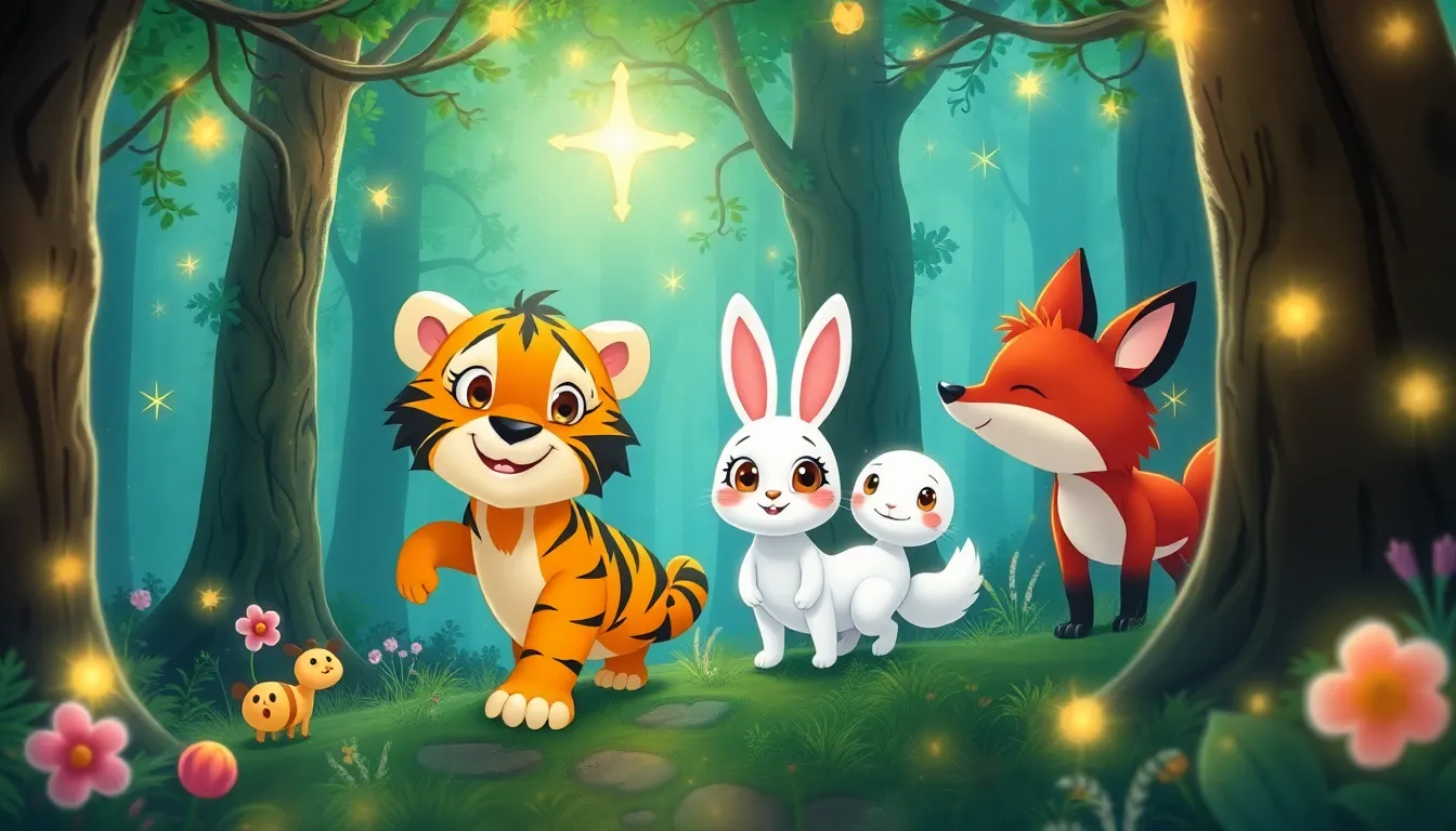 Les Rires de Noël avec Tommy le Tigre 3 Illustration de La Préparation de la Fête