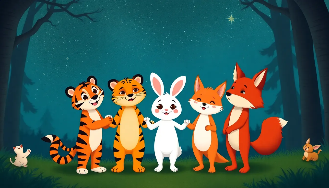 Les Rires de Noël avec Tommy le Tigre 6 Illustration du Vœu de Noël