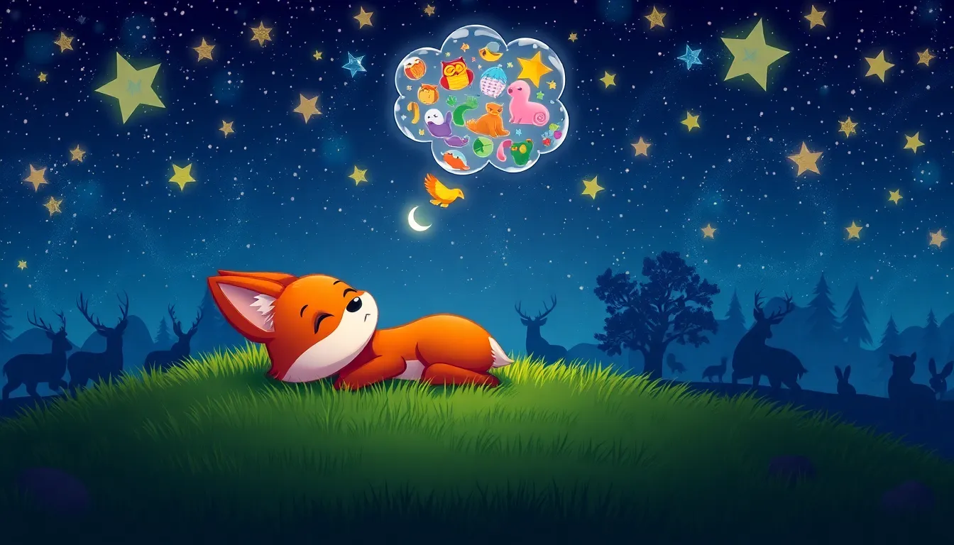 Les Rêves de Roxy la Renarde 2 Illustration de Le Secret du Sommeil