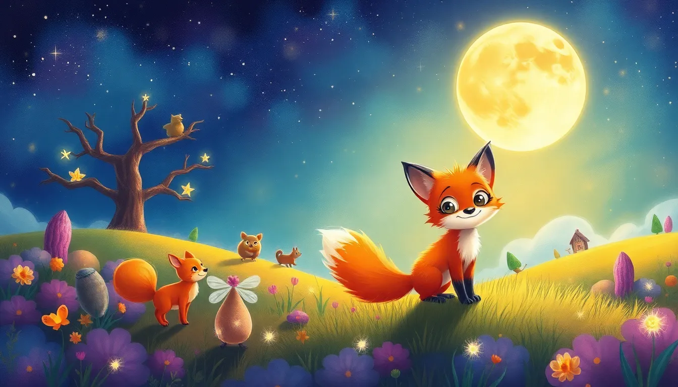 Les Rêves de Roxy la Renarde 6 Illustration du Voyage des Rêves