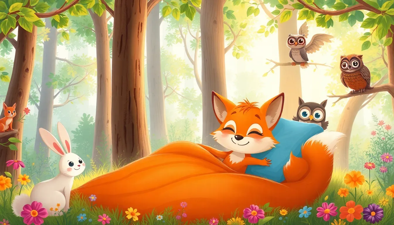 Les Rêves de Roxy la Renarde 7 Illustration du Retour au Réel