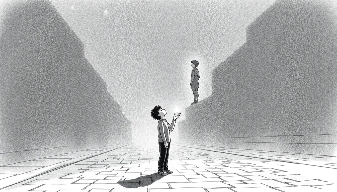 Les Échos d'une Amitié Perdue 7 Illustration de l'Étoile dans le Ciel