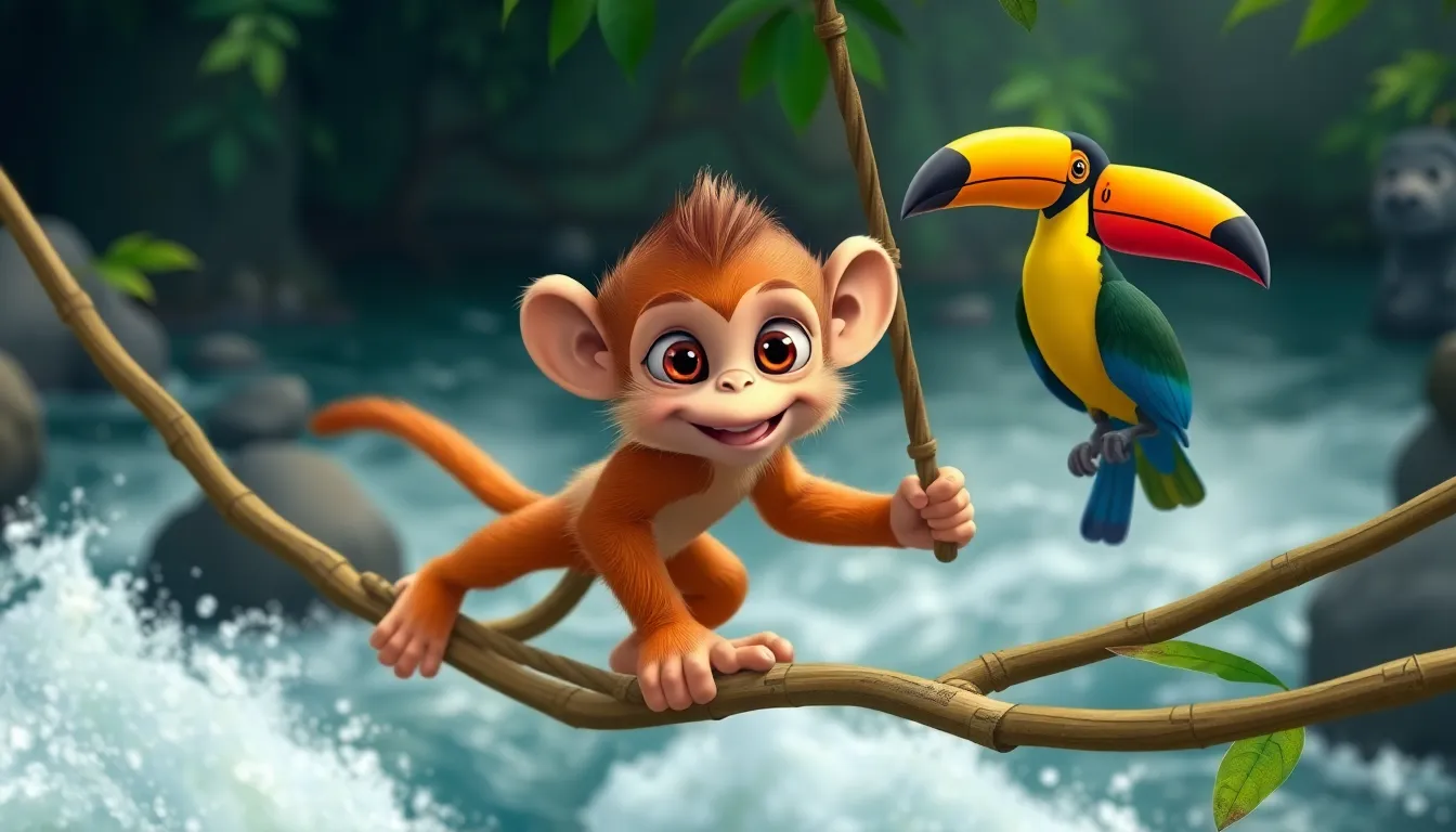 Le Singe et le Bananiers 4 Chipo sur la route pleine d'épreuves