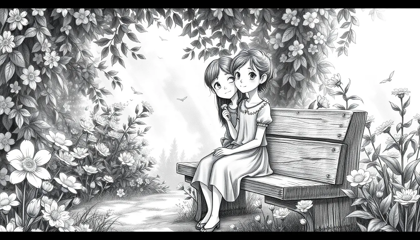 La Fugacité du Temps : Une Histoire Éphémère 4 Illustration du Jardin des Souvenirs