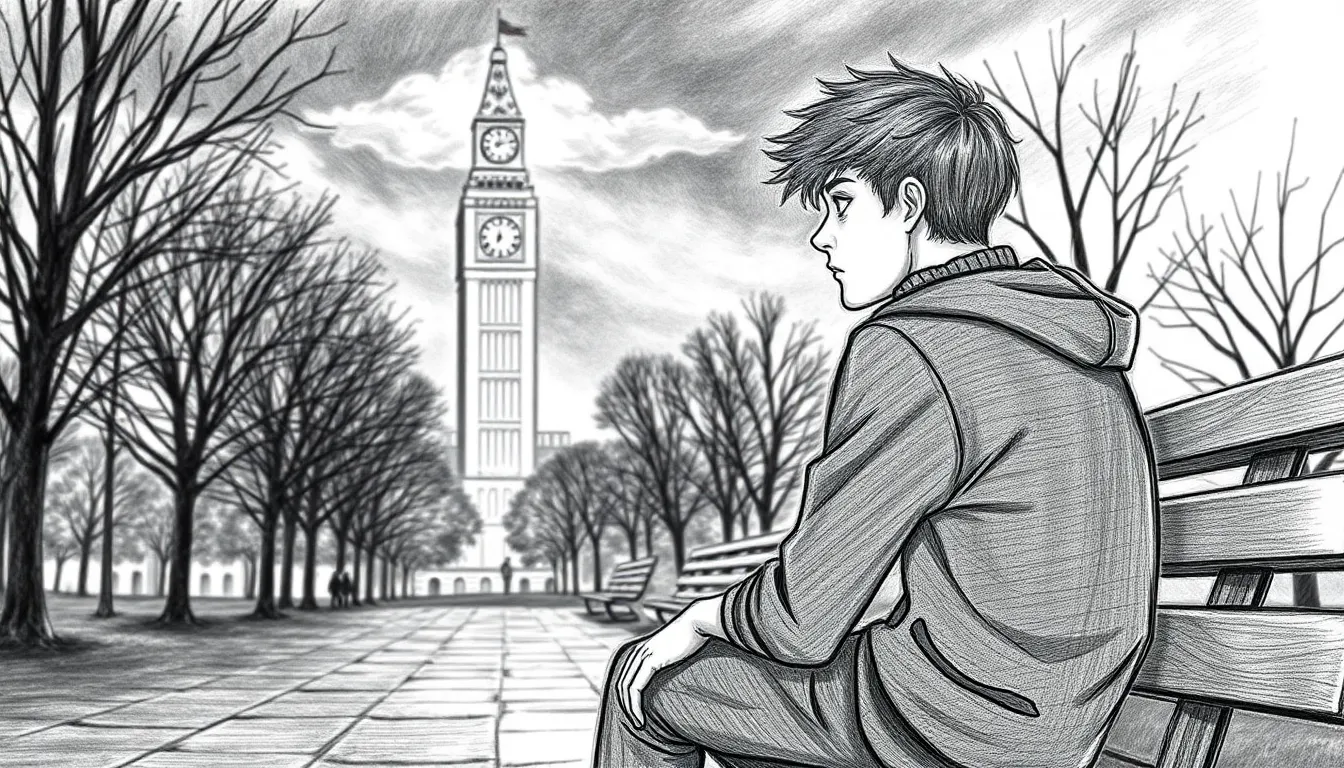 La Fugacité du Temps : Une Histoire Éphémère 5 Illustration de L'Ombre du Pendule