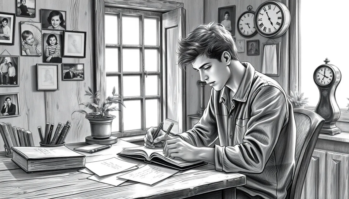 La Fugacité du Temps : Une Histoire Éphémère 10 Illustration de Tisser des Rêves