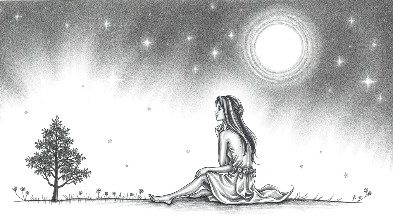 L'Éveil Silencieux : Une Histoire d'Amour Éphémère 4 Illustration de Murmures dans la Nuit